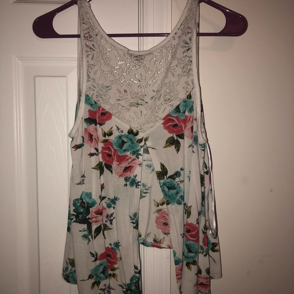Open back shirt